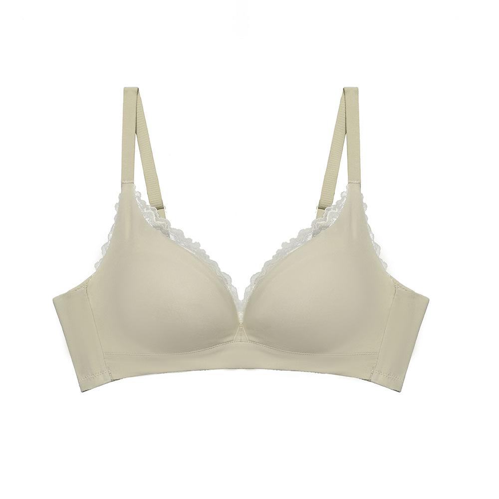 Удобное собирающееся нижнее белье с шелковой подкладкой, не оставляющее следов, тонкая секция без бюстгальтера со стальным кольцом