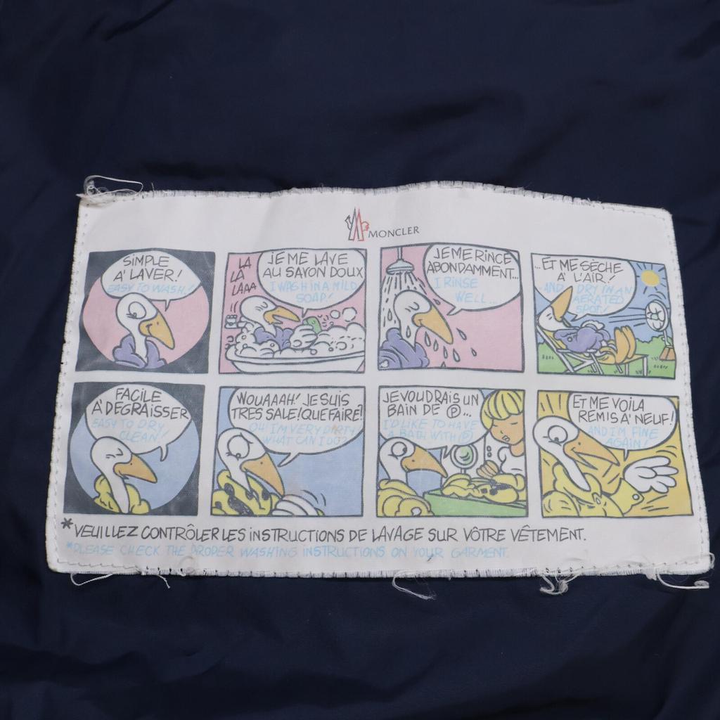 MONCLER FLAMMETTE Flamette down coat 0 NavyUsed