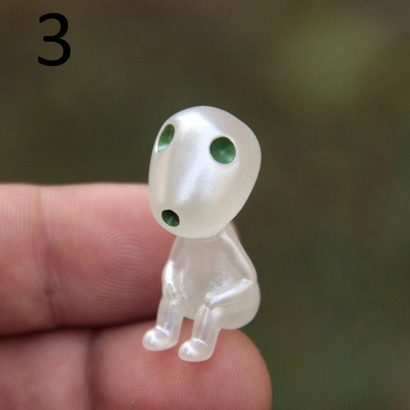 Мини-принцесса Мононоке, светящееся дерево, кукла-эльф, орнамент, микро-пейзаж, бонсай