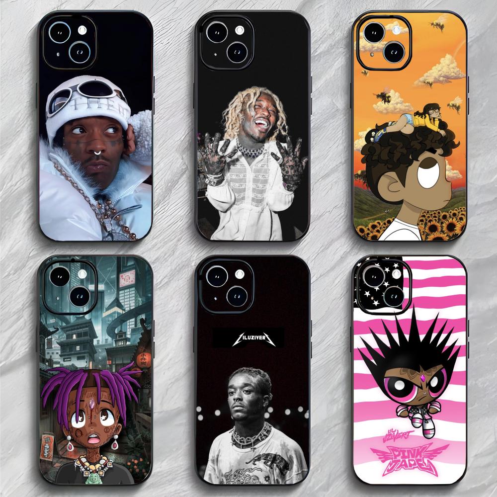Эклектичная хип-хоп звезда L-Lil Uzi Vert Чехол для телефона Чехол для телефона Мягкая упаковка Легкий Для iPhone17 16 15 14 13ProMax