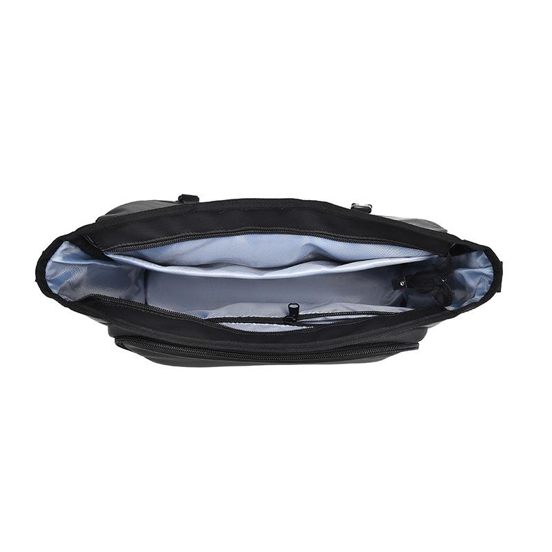 Мужской портфель, сумка через плечо, большая вместительная сумка через плечо, мужская черная легкая сумка-мессенджер для пригородных поездок