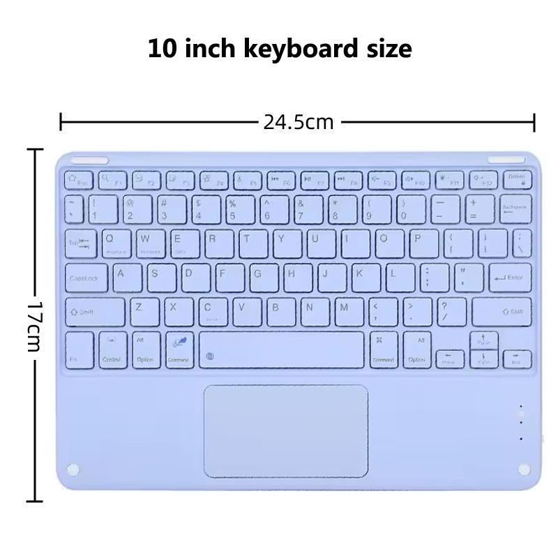 Универсальная сенсорная клавиатура для iPad Air 13 11 M3 11-го поколения, клавиатура для Samsung Galaxy Tab S10 Ultra, Bluetooth-клавиатура