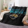 Jacksonville Jaguars Flannel Blanket, High quality Comfortable for All Seasons, Home Decor, Warmth and Comfort