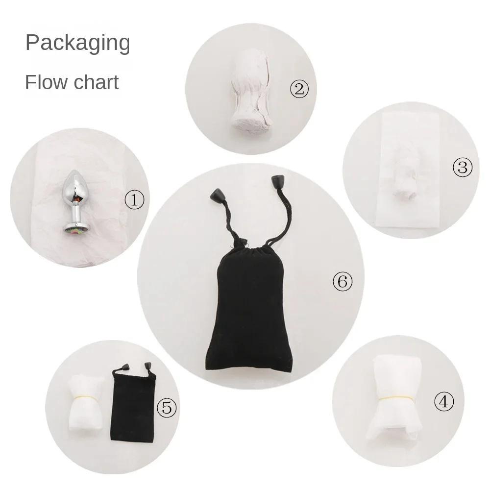 Мини Анальная пробка Игрушки для взрослых Для мужчин Женщин Анальная пробка Металл Эротика Интимная Эротика Секс-игрушки Пары Товары для взрослых XXS XS SML