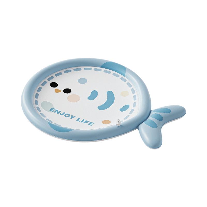 Inflatable Water Sprinkler Pad Eco-Friendly PVC Kids Splash Mat Outdoor Lawn Fountain Play Mat Summer Pool Toy