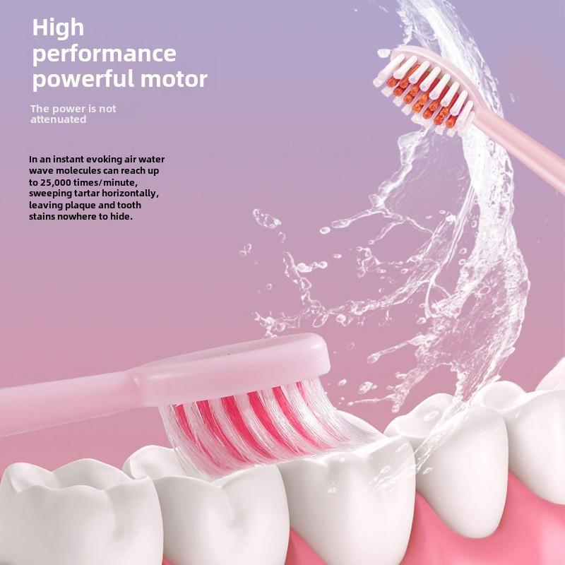 «Умная электрическая зубная щетка Sonic для пар — трансграничная зарядка, мягкие щетинки, автоматическая очистка».