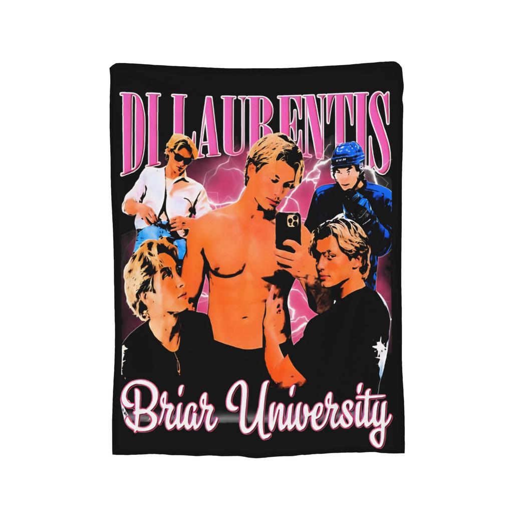 Dean Di Laurentis Off Campus Blanket Fleece Ultra-Soft Throw Blankets for Airplane Travel Bedroom Quilt