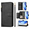 For Oppo Find X8s 5G Case Zipper Pocket Multiple Card Slots Leather Phone Cover