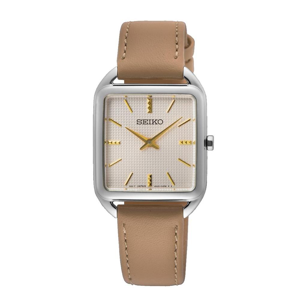 Seiko Классические кварцевые женские часы 26 мм из нержавеющей стали SWR089P1