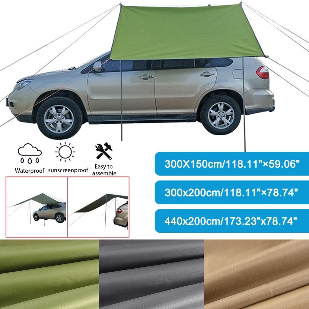 Тент УФ Портативная Кемпинговая Палатка Автомобильный Накрышный Дождевой Навес Автомобильный Навес Тень Кемпинг Боковая Палатка на Крышу Автомобиля Водонепроницаемая