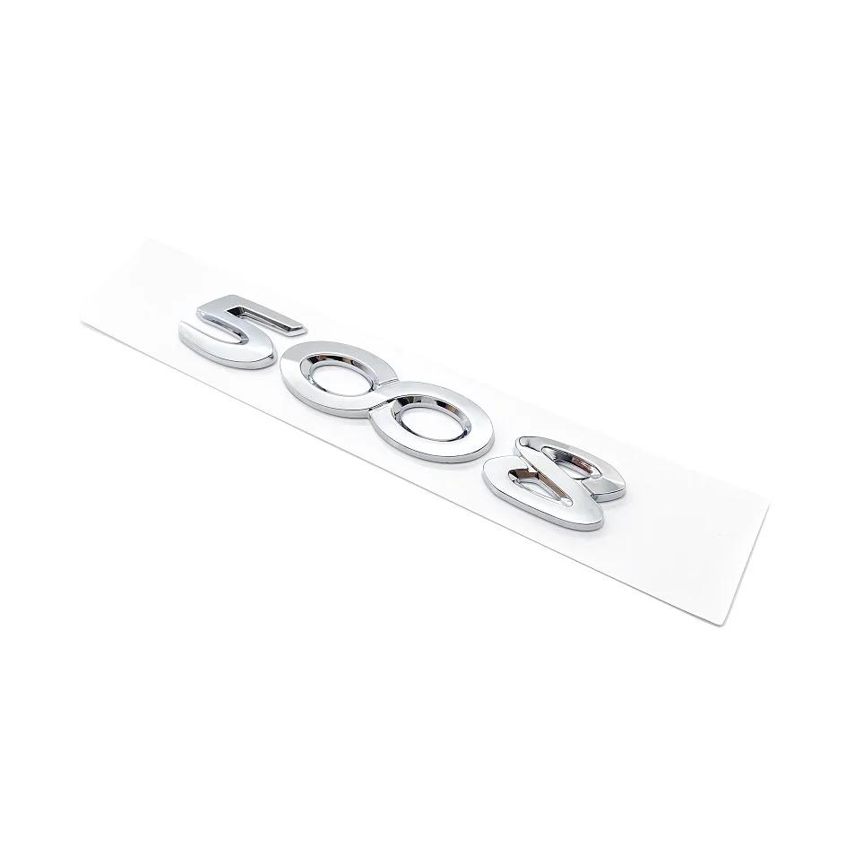 2026 Hot Car Sticker For Peugeot 2008 3008 4008 5008 Parts Accessories Car ABS Boot Trunk Tail Chrome Letters Words Logo Badge E