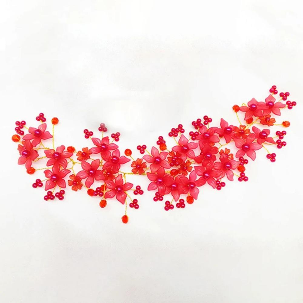 Fairy Wedding Headdress Elegant Flower BarrettesBridal Headwear Flower Barrettes  Hair Accessories