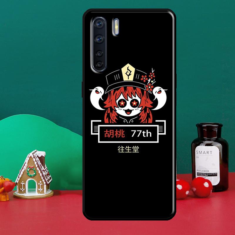 Чехол Genshin Impact Hu Tao Ghost для OPPO A74 A54 A94 A31 A53 A5 A9 2020 A52 A72 A1K A83 A91 A93 A3S A5S A15