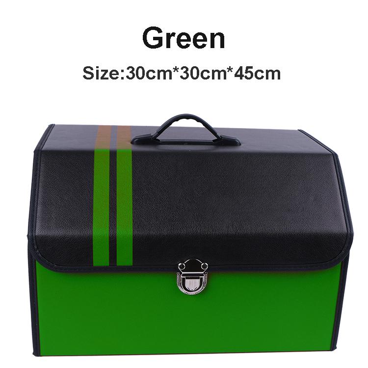 O SHI CAR Organizer Pu Leather Storage Bag Pp Board Складной органайзер в авто с индивидуальным логотипом Водонепроницаемое хранилище