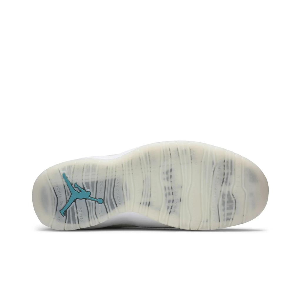 SoleFly Air Jordan 10 Retro '10th Anniversary' (Unisex) Sail / Turbo Green Vintage Basketball Shoes CZ6599 100