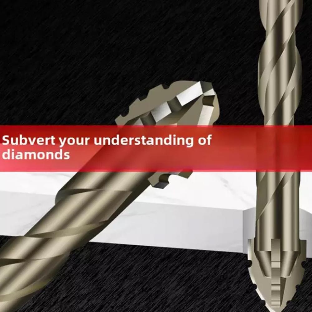 Cross Hex Drill Bit Set For Concrete Porcelain Tile Bits Drill Tools Metal Multifunction Profes Y1N5