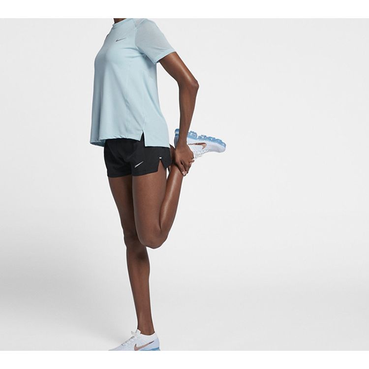 Nike Женские шорты для бега Dri-Fit Eclipse 3 дюйма, черные 895810-010