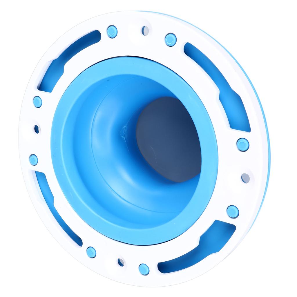 Toilet Flange Repair Kit Blue Durable Silicone ABS Easy Installation Toilet Flange Replacement Kit