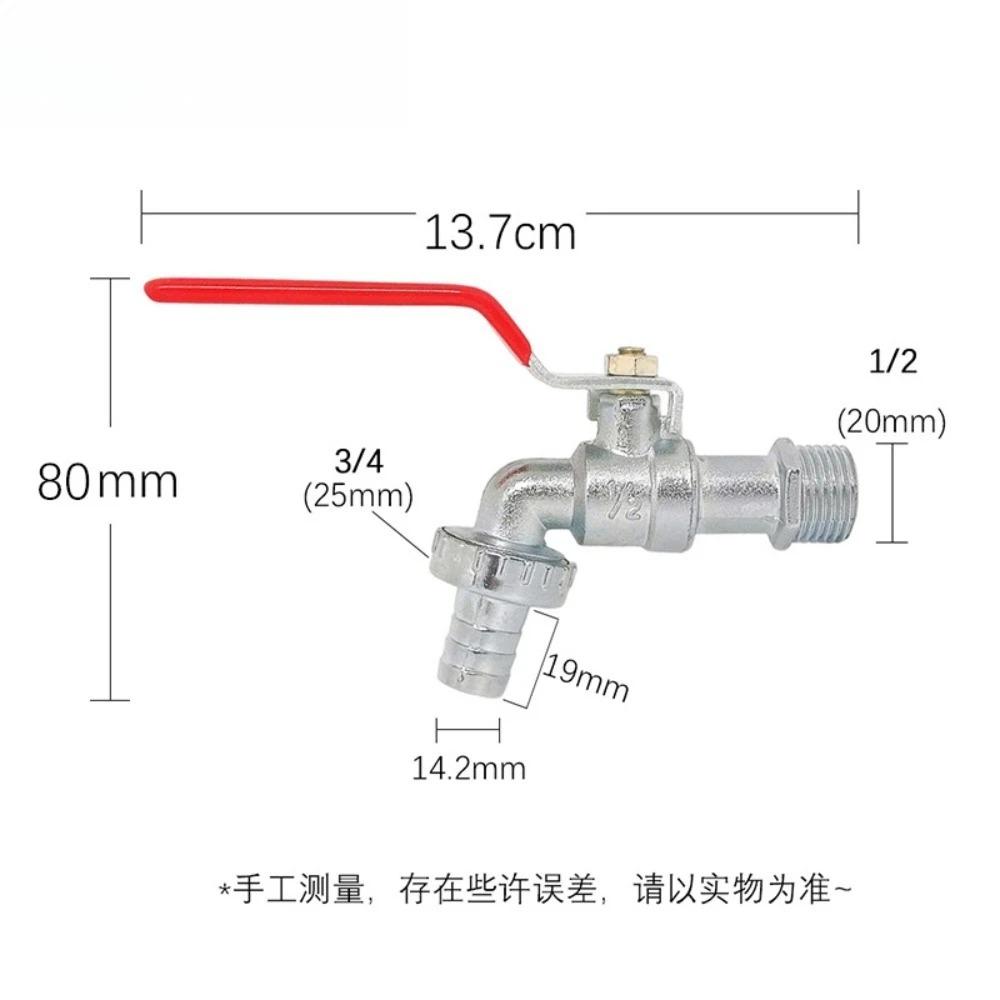 Садовый латунный кран для полива, 1/2 дюйма, кран для воды IBC, с одним выходом, сменный, морозостойкий, для улицы, балконный аксессуар