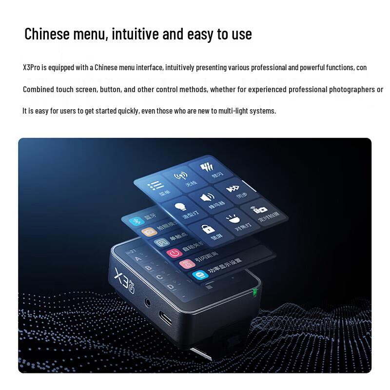 Godox X3 Pro Touchscreen Wireless TTL HSS Flash Trigger