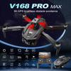 Новый V168 MAX Drone 8K 5G GPS/Optical Flow Professional HD Aerial Photography ESC Dual Camera Obveloshcheniej Busige Quadcopter Drone Toy