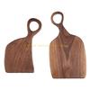 Разделочная доска из черного ореха с ручкой, поднос для целого хлеба