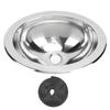Single Bowl Bar Sink 340 X 270 X 120mm Polished Stainless Steel Kitchen Sink with 40mm Drain Hole