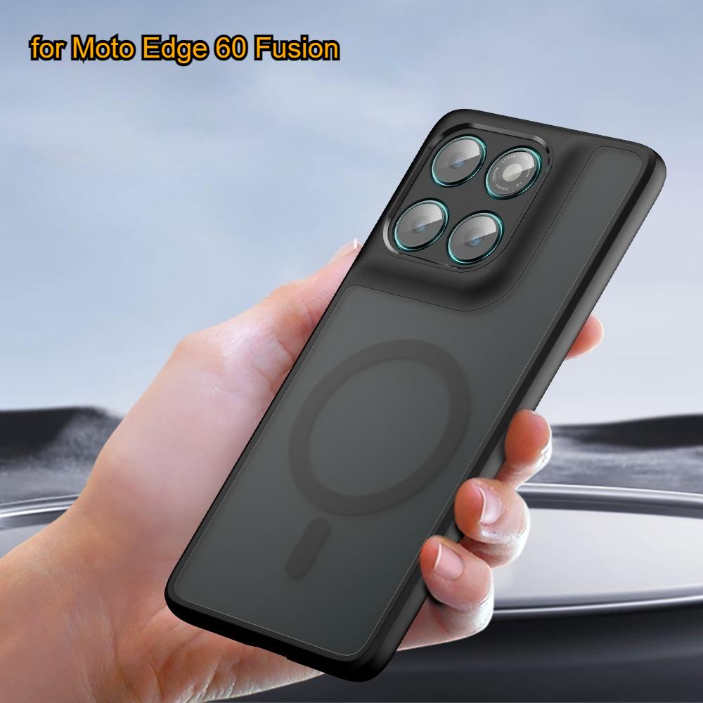 Для Moto Edge 60 Fusion Чехол для Magsafe Магнитный матовый акриловый бампер для Motorola Edge 50 Neo Ultra 50Pro G85 G55 G35 Жесткий чехол