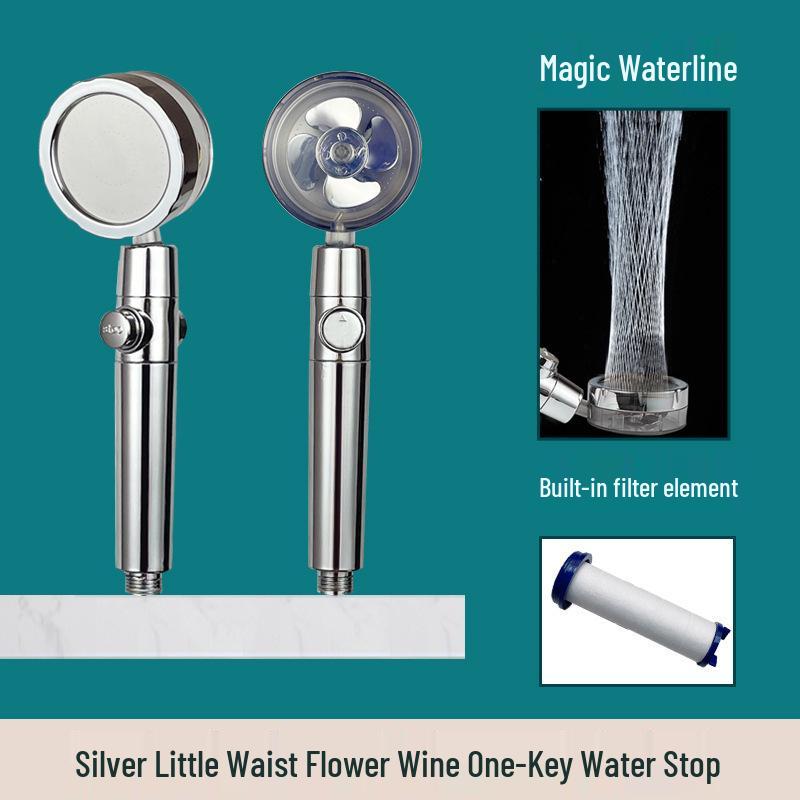 Компактный поясной турбо-душ: Насосная станция для повышения давления воды при дожде