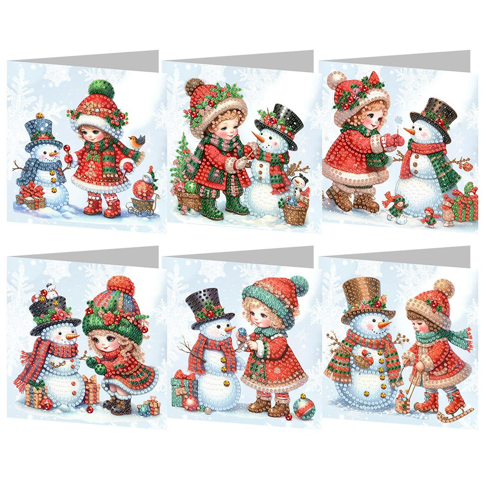 5D DIY Diamond Painting New Christmas Card Festival Greeting Card Handmade Diamond Embroidery Painting Art Kit 2025