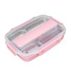 4 Compartment Leakproof Lunch Box 1.2L Bento Lunch Box Cute Food Storage Container  For Travel