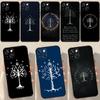 Tree Of Gondor  Lotrs Phone Case For iPhone 11 12 13 14 15 Pro Max Mini Cover For iPhone XR X XS Max 7 8 Plus SE 2020