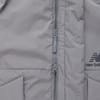 New Balance Унисекс Cave Goose Стеганая куртка Серый