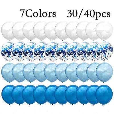 30pcs/40Pcs Mix Rose Gold Confetti Latex Balloon Birthday Wedding Balloons Party Decoration