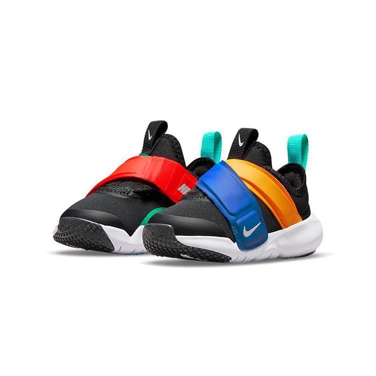 Nike Flex Advance BT Casual Low-Top Running Shoes Baby Sneakers Black Blue Yellow DN4241-011