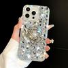 Full Diamond Camellia Apple 16promax Rhinestone Mobile Phone Case Female Iphone15 Protective Case for 14 Luxury 13