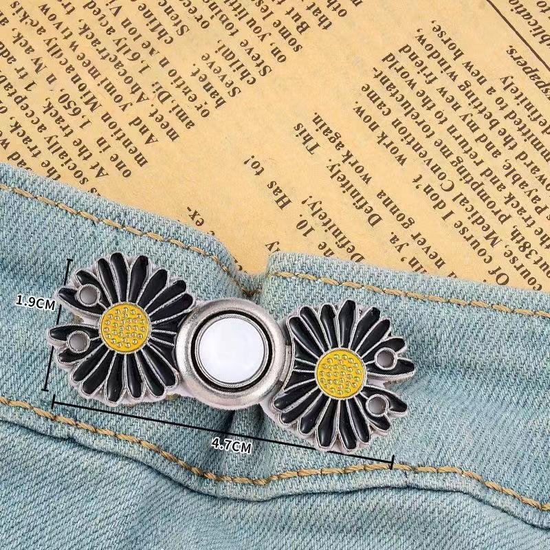 Съемная застежка для утяжки талии, невидимая кнопка, брошь, ювелирное изделие, джинсы, брюки, одежда, пряжка для талии, инструмент для регулировки пояса