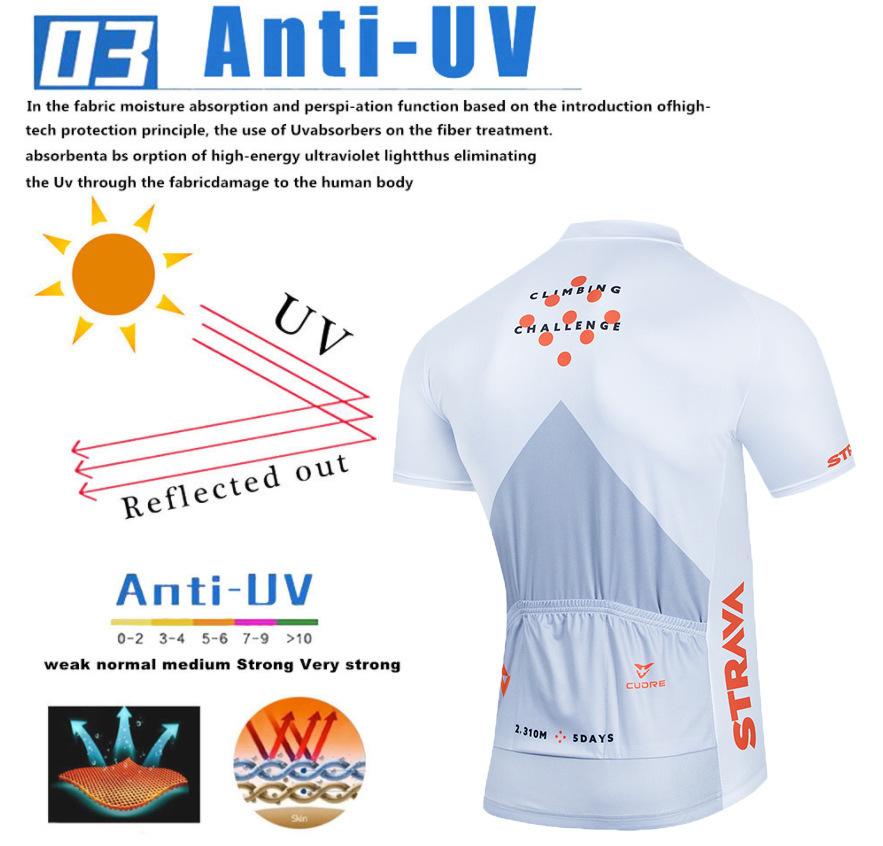 Cycling Suit Short Sleeve Strap Suit Summer Men's and Women's Cycling Suit Quick Drying Road Suit