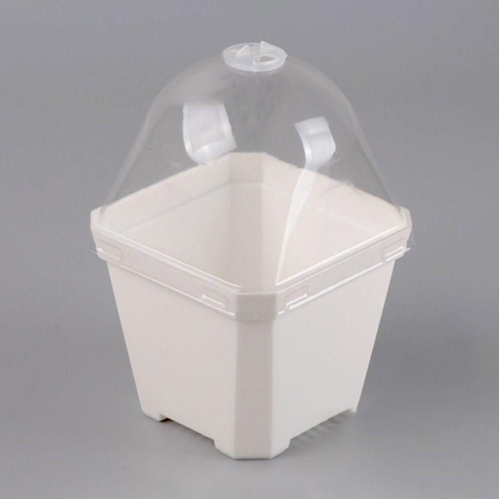 5 шт. Видимый чехол для рассады растений, горшок для выращивания растений в горшке с куполом и защитой от влаги, крытый сад