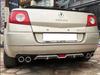 Для Renault Megane 2 Cabrio задний диффузор черный или серый четыре хромированных выхлопных трубы вид 2002 по 2009