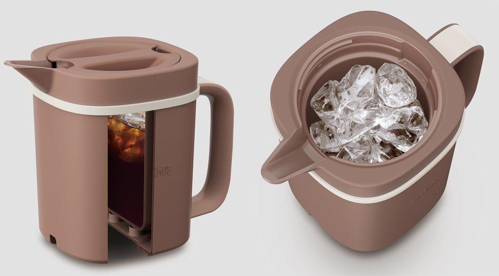 Термос для приготовления холодного кофе Vanilla White VWH 0.66L ECI-660