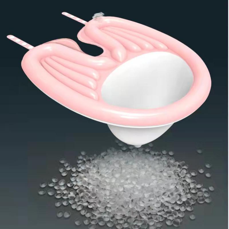 Надувная раковина для мытья волос, портативная чаша для шампуня для пожилых людей