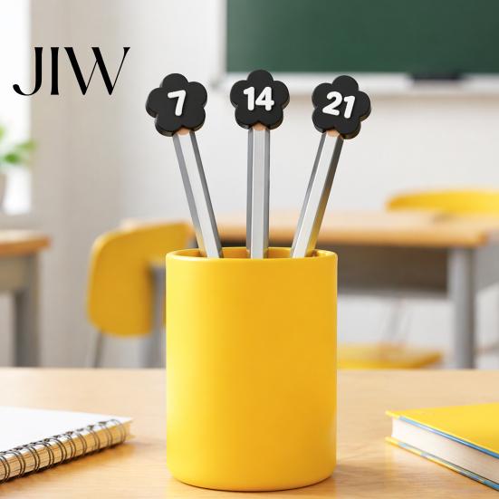 Back to School Essentials 30PCS Numbered Pencil Toppers, Reusable Prevent Confusion Labels, Classroom Management Tools Plastic Tracking Marker Clips,