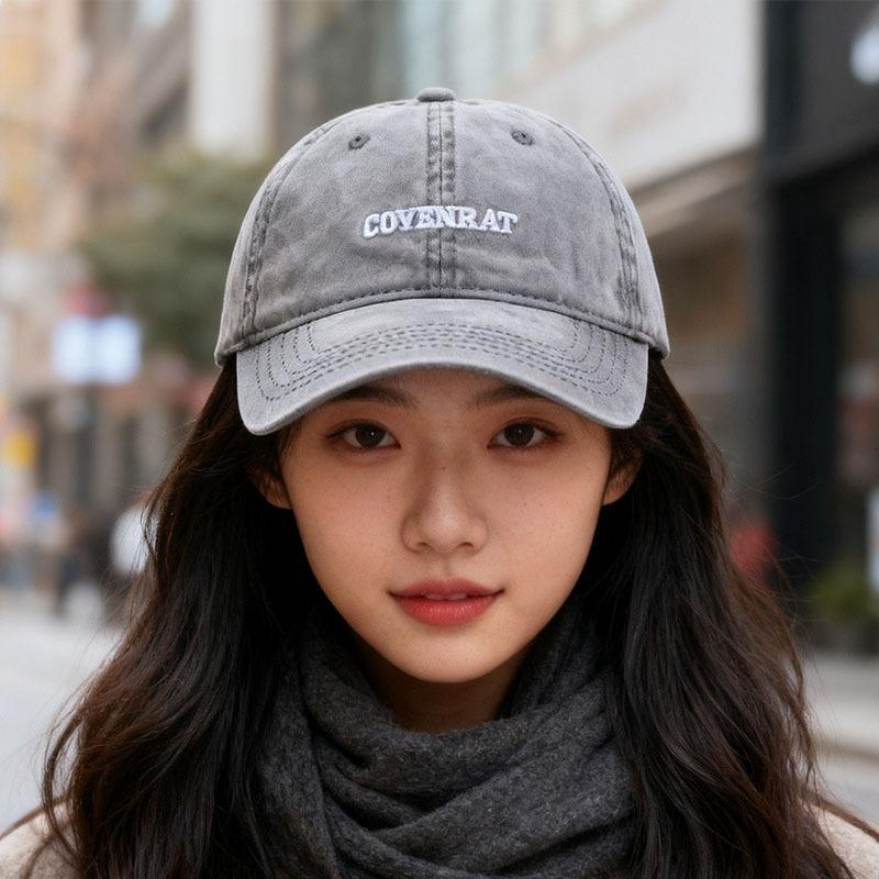 Baseball cap, wide brim, big face, small face, men's and women's models, big head circumference, purple peaked cap, student visor.