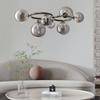 Post Mordern Circles Chandelier Magic Beans Hanging Lamp Creative Vintage Glass Lamp Dining Room Lights