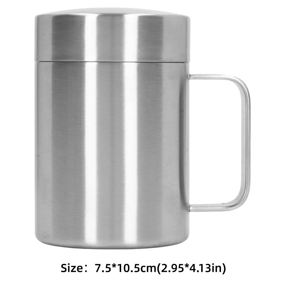 Minimalist Coffee Cup 330ml Capacity Insulated Cup With Lid Tea Cup Daily Use