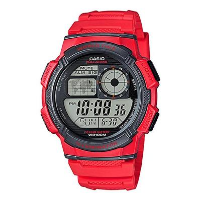 СТАНДАРТНЫЕ ЦИФРОВЫЕ AE-1000W-4A Красный