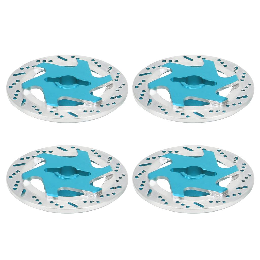 4pcs Aluminum Alloy CNC Simulated Brake Disc Accessories Fit for 1:10 RC Car