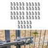50 Pieces Electric Fence Wire Clamps Multiple Connectors Compact Hardware Line Tap