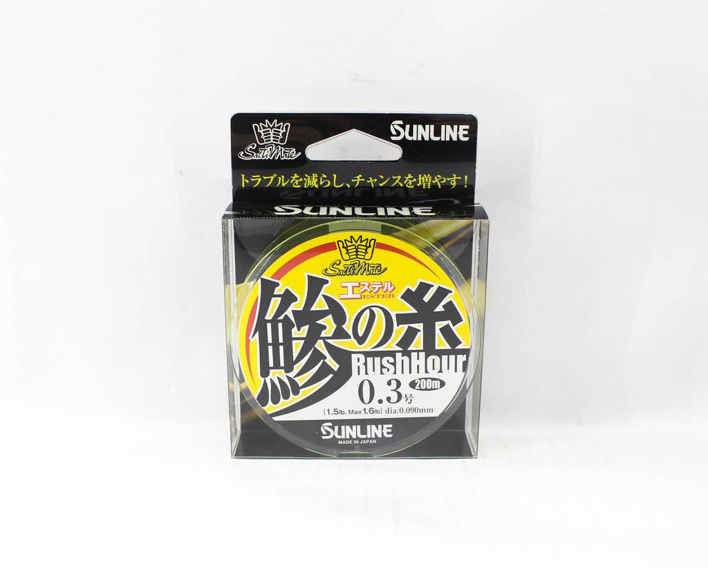 Sunline Ester Line Rush Hour 200M HG Размер 0.3 1.5lb Желтый (6145)